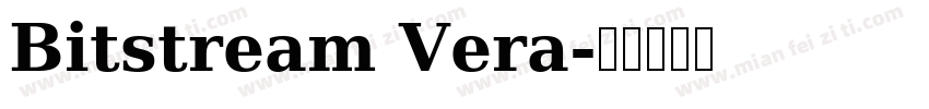 Bitstream Vera字体转换